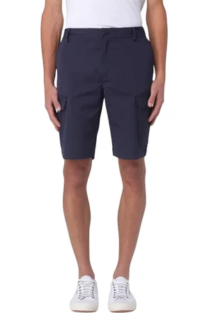 save the duck Homme, Shorts, Bleu, Taille: XL Veste matelassée à capuche verte