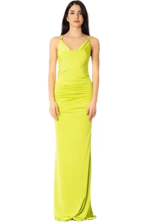 alma sanchez Femme, Robes, Vert, Taille: 38 FR Maxi Robes