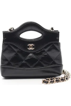 CHANEL Femme, Pre-owned, Noir, Taille: ONE Size Pre-owned Cuir pochettes-minaudieres