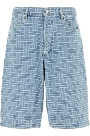 Kenzo Homme, Shorts, Bleu, Taille: W30 Shorts Droits Tissés