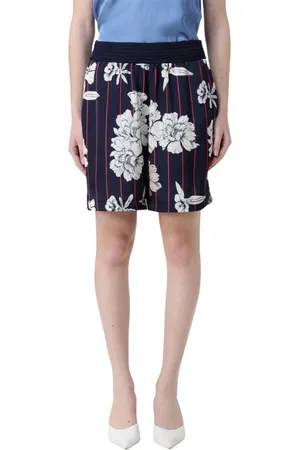 Liu Jo Femme, Shorts, Bleu, Taille: 36 FR Shorts Casual à Imprimé Floral