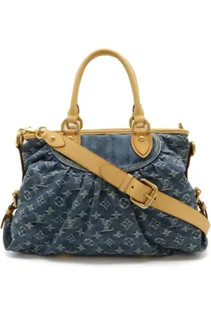 LOUIS VUITTON Femme, Pre-owned, Bleu, Taille: ONE Size Pre-owned Toile sacs-louis-vuitton