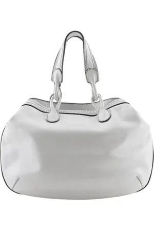 Loewe Femme, Pre-owned, Blanc, Taille: ONE Size Pre-owned Cuir cabas
