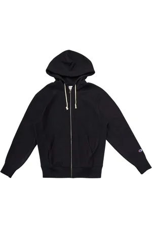 Champion Homme, Sweatshirts et sweats à capuche, Noir, Taille: XL Sweat à Capuche Noir Full Zip