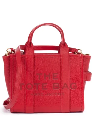 Marc Jacobs Femme, Sacs, Rouge, Taille: ONE Size Sac fourre-tout en cuir rouge