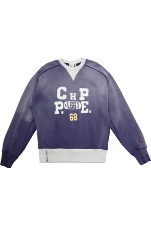 Champion Homme, Sweatshirts et sweats à capuche, Bleu, Taille: XL Sweat à col rond violet
