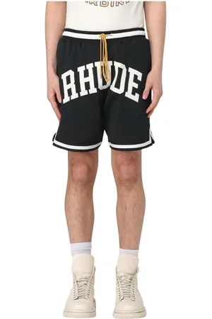 Rhude Homme, Shorts, Noir, Taille: L Shorts de basket en mesh avec logo