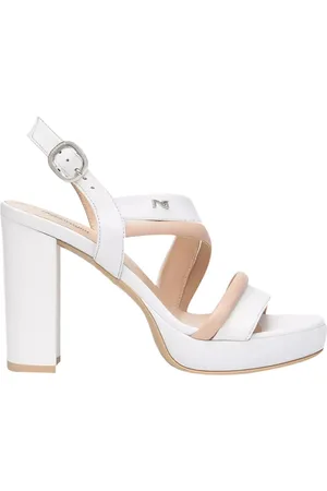 Nero Giardini Femme, Chaussures, Blanc, Taille: 41 EU Sandales Blanches, Style et Qualité Italienne