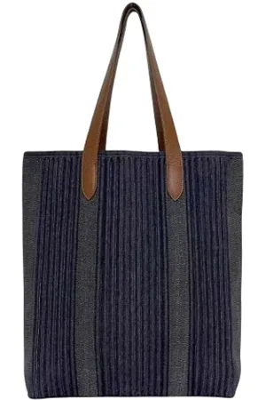 Hermès Femme, Pre-owned, Bleu, Taille: ONE Size Pre-owned Denim sacs-hermes