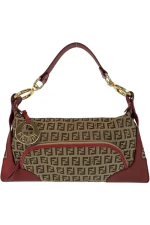 Fendi Femme, Pre-owned, Brun, Taille: ONE Size Pre-owned Toile sacs-fendi