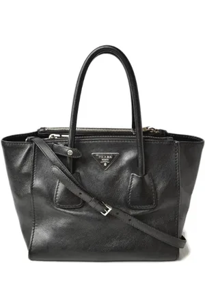 Prada Femme, Pre-owned, Noir, Taille: ONE Size Pre-owned Cuir sacs-prada