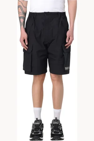Dsquared2 Homme, Shorts, Noir, Taille: M Shorts Cargo Noirs avec Poches Multiples