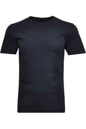Ragman Homme, Tops, Bleu, Taille: M T-shirt polo coupe moderne col rond