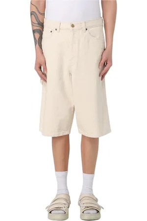 A.P.C. Homme, Shorts, , Taille: XL Shorts en Coton Écru avec Poches Latérales