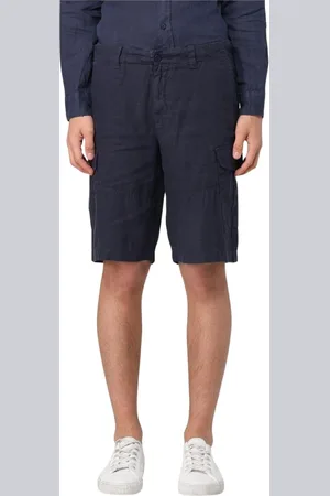 Blauer Homme, Shorts, Bleu, Taille: W34 Shorts Cargo en Lin Classique