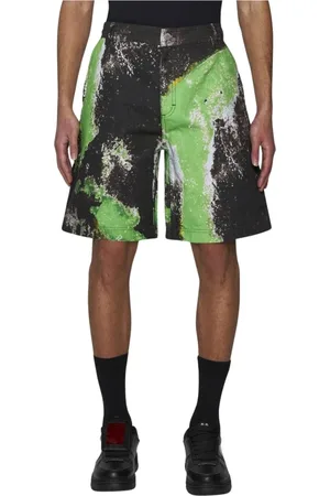 44 Label Group Homme, Shorts, Multicolore, Taille: L Shorts Casual à Imprimé Abstrait