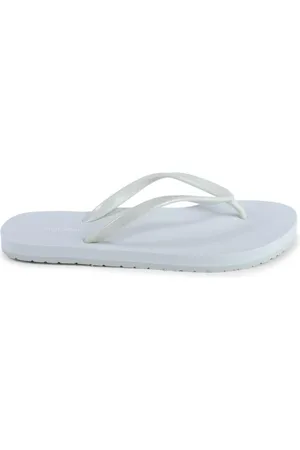 Calvin Klein Femme, Chaussures, Vert, Taille: 40 EU Tongs minimalistes vertes