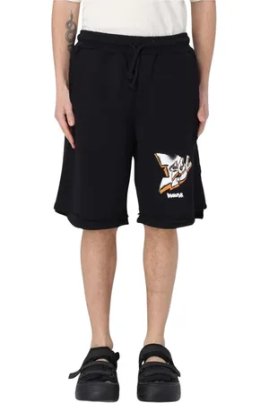 DISCLAIMER Homme, Shorts, Noir, Taille: M Shorts Modernes Noirs à Imprimé Graphique