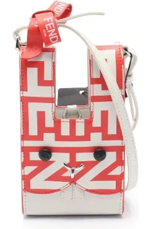 Fendi Femme, Pre-owned, Rouge, Taille: ONE Size Pre-owned Cuir sacs-main