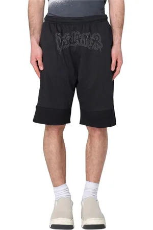 DISCLAIMER Homme, Shorts, Noir, Taille: XS Shorts de Sport en Maille Noire