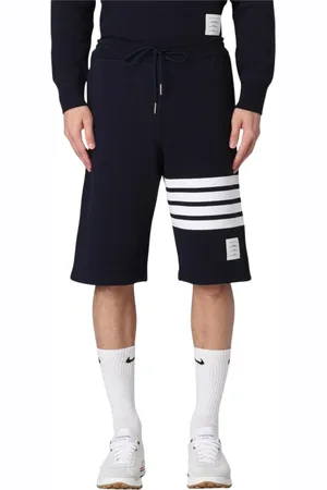 Thom Browne Homme, Shorts, Bleu, Taille: L Shorts à Rayures Marine