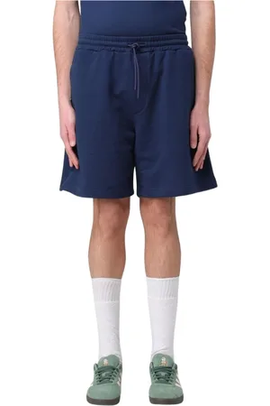 Msgm Homme, Shorts, Bleu, Taille: M Shorts casual noirs pour hommes