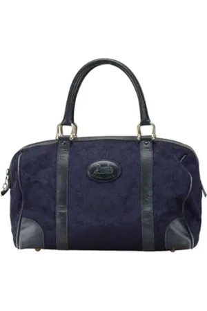 Céline Femme, Pre-owned, Bleu, Taille: ONE Size Pre-owned Toile sacs-celine