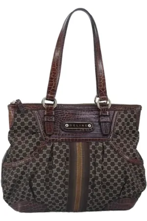 Céline Femme, Pre-owned, Brun, Taille: ONE Size Pre-owned Toile sacs-celine