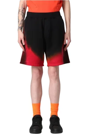 Dsquared2 Homme, Shorts, Multicolore, Taille: M Shorts en Coton TieDye Noirs Élégants