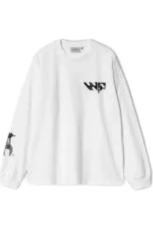 Carhartt Homme, Sweatshirts et sweats à capuche, Blanc, Taille: S T-shirt Décontracté en Coton