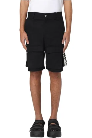 DISCLAIMER Homme, Shorts, Noir, Taille: M Shorts Cargo Élégants avec Plusieurs Poches