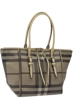 Burberry Femme, Pre-owned, Brun, Taille: ONE Size Pre-owned Cuir sacs-main