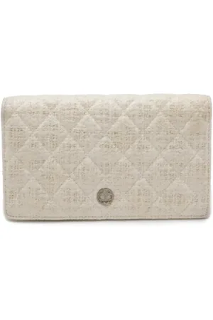 CHANEL Femme, Pre-owned, Blanc, Taille: ONE Size Pre-owned Cuir petite-maroquinerie