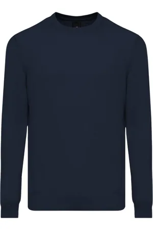 add Homme, Pulls, Bleu, Taille: XL Pull EN Coton À COL Rond