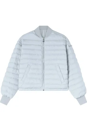 add Femme, Vestes, Bleu, Taille: 38 FR Bomber réversible en duvet