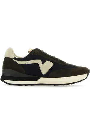 VISVIM Homme, Chaussures, Noir, Taille: 43 EU Baskets Trainer en Tissu et Daim Coloré