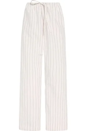 The Row Femme, Pantalons, Blanc, Taille: 38 FR Pantalon Blanc Femme Hypnosta