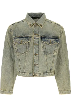 Entire Studios Femme, Vestes, Bleu, Taille: 38 FR Veste en jean pour des tenues stylées