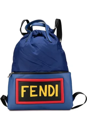 Fendi Femme, Pre-owned, Bleu, Taille: ONE Size Pre-owned Cuir sacs-fendi