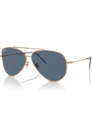 Ray-Ban Homme, Accessoires, Jaune, Taille: 59 MM Lunettes de Soleil Homme Collection Métal