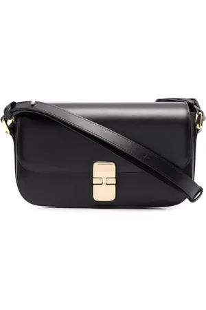 A.P.C. Femme, Sacs, Noir, Taille: ONE Size Sac bandoulière en cuir noir