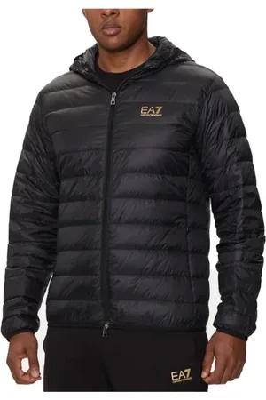 EA7 Homme, Vestes, Noir, Taille: 2XL Veste Puffer Sporty Core Identity