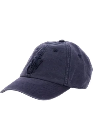 J.W.Anderson Homme, Accessoires, Bleu, Taille: ONE Size Casquette de Baseball Bleue avec Logo Brodé