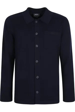 A.P.C. Homme, Vestes, Bleu, Taille: M Veste Élégante Matti pour Homme