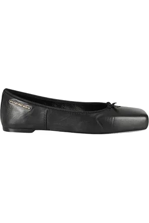 Alexander Wang Femme, Chaussures, Noir, Taille: 36 1/2 EU Ballarines en cuir noir