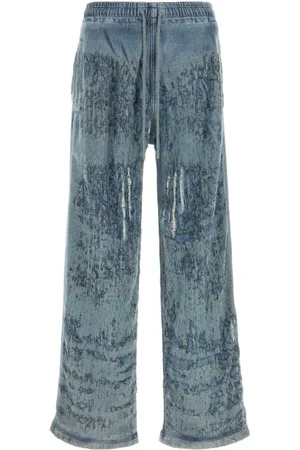 Diesel Homme, Pantalons, Bleu, Taille: S Joggers en Denim Extensible