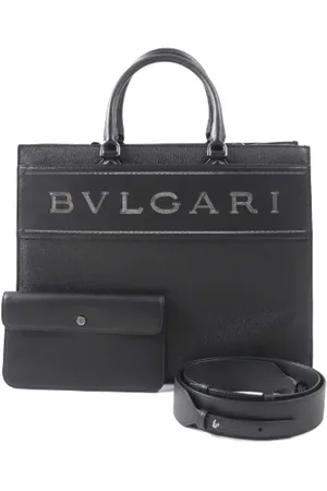 Bvlgari Femme, Pre-owned, Noir, Taille: ONE Size Pre-owned Cuir cabas