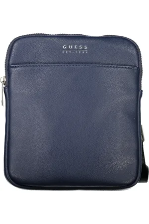 Guess Homme, Sacs, Bleu, Taille: ONE Size Sac Bandoulière Homme Bleu Bandoulière Réglable