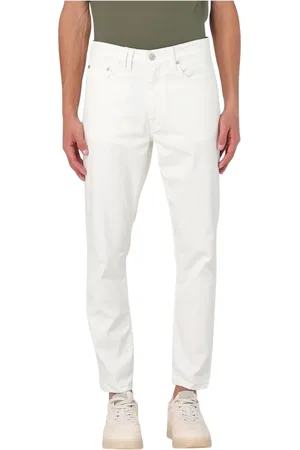 Cycle Homme, Jeans, Blanc, Taille: W34 Jean Denim Déchiré