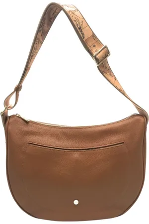 ALVIERO MARTINI 1A CLASSE Femme, Sacs, Brun, Taille: ONE Size Sac bandoulière classique à imprimé géo